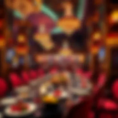 Culinary Experience at Park MGM Las Vegas Vibrant dining atmosphere with culinary delights