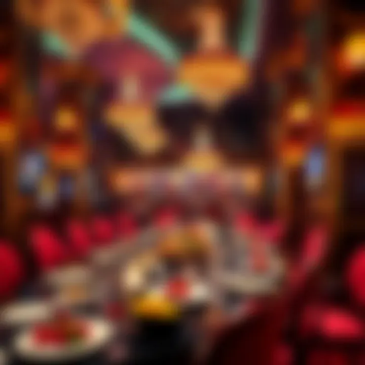 Culinary Experience at Park MGM Las Vegas Vibrant dining atmosphere with culinary delights