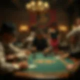 The Historical Poker Scene in Deadwood Historical poker table setting in Deadwood