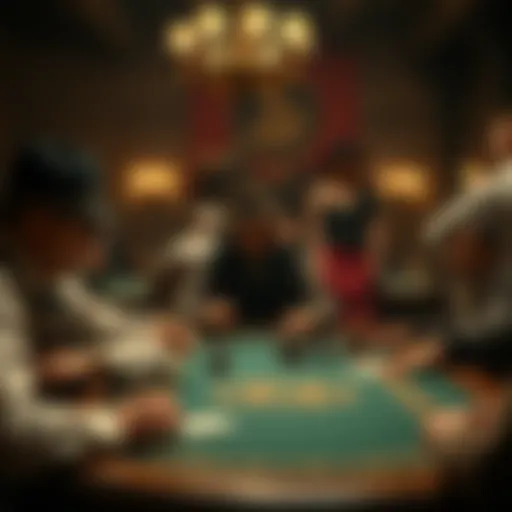 The Historical Poker Scene in Deadwood Historical poker table setting in Deadwood