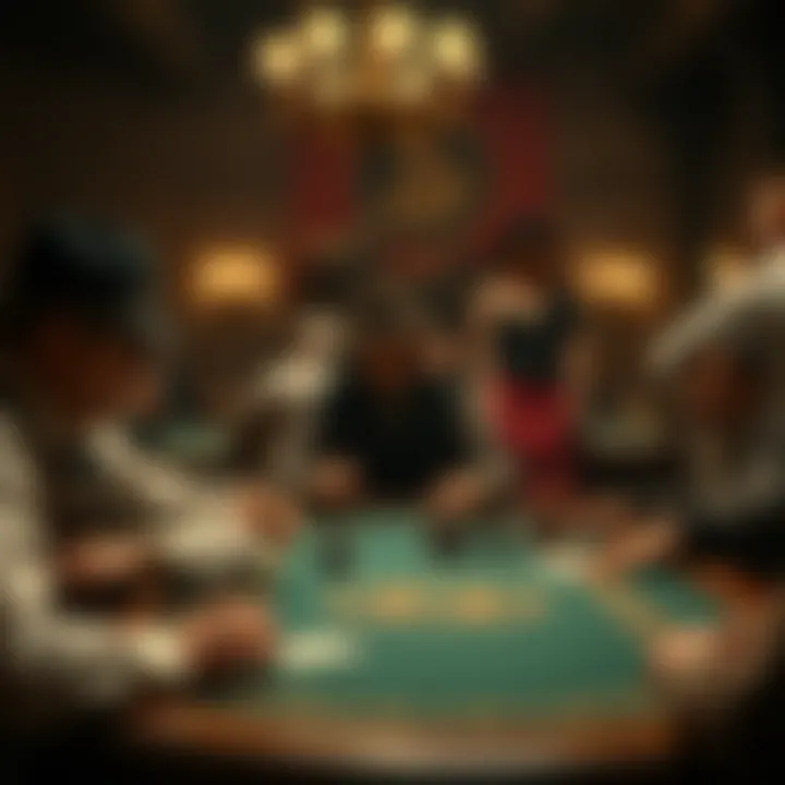 The Historical Poker Scene in Deadwood Historical poker table setting in Deadwood