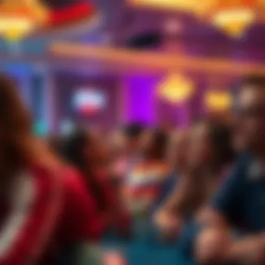 Engaged Audience: Experiencing Themed Entertainment Crowd enjoying a themed entertainment event in Vegas