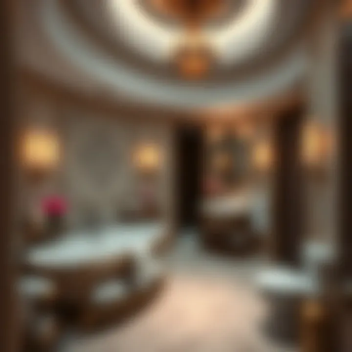 Elegant Bathroom with High-End Amenities Elegant bathroom with high-end amenities