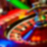 Vibrant Roulette Wheel Colorful roulette wheel with vibrant colors