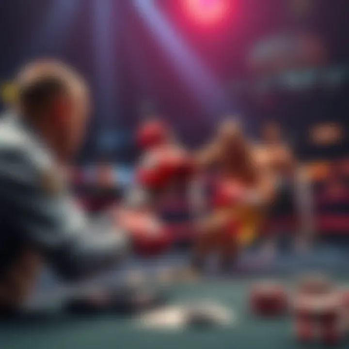 Technological Advances in Boxing Betting Infographic showcasing technological innovations in boxing betting platforms