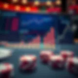 Analytical graph showcasing betting statistics