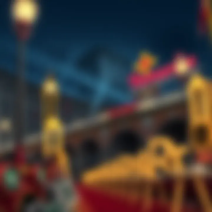 Historic Significance of the Rampart A historical photograph capturing the Rampart's significance in Las Vegas history