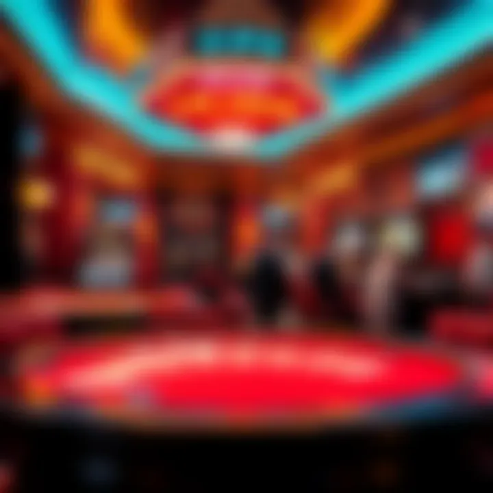 Inside a Las Vegas Club Vibrant atmosphere inside a Las Vegas club