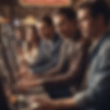 The Interaction of Players with Slot Coins A player inserting coins into a slot machine