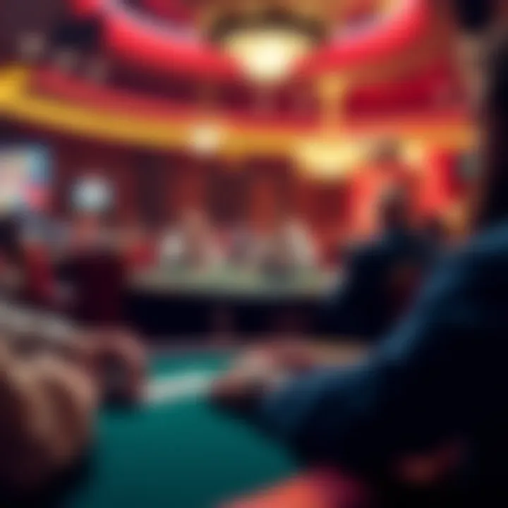 Illustration of Betting Mechanics in Poker Illustration of betting mechanics in poker