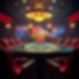 Virtual poker table setup