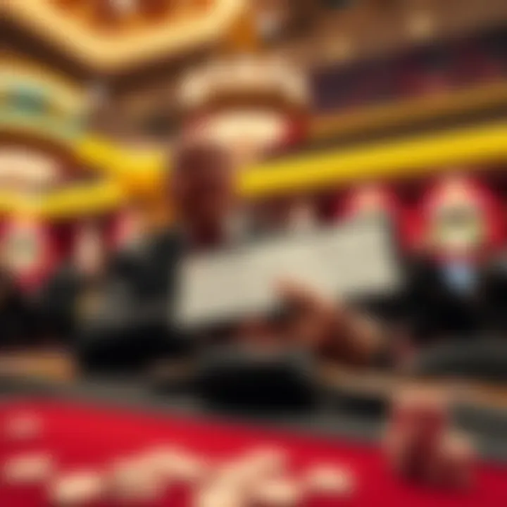 E-check Transaction in Casino E-check transaction in a digital casino environment